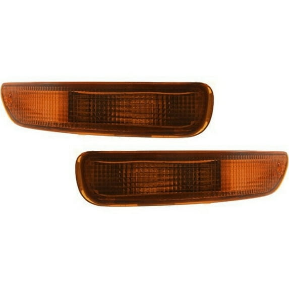 Turn Signal Light For Toyota 93-97 Corolla Plastic Lens Left & Right Set of 2
