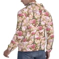thumbnail image 6 of Uemuo Rose Flowers Pattern Men's Hoodie - Casual Pullover Hoodie with Kangaroo Pocket, Stylish Hooded Sweatshirt for Everyday Wear-XX-Large, 6 of 7