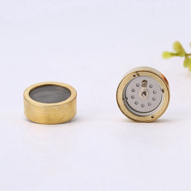 3X Reemplazo de Cápsula de Cartucho de Micrófono de Condensador de Cobre de 26 mm Piezas de Instrumentos Eléctricos de Micrófono de Diafragma Grande