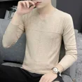 thumbnail image 4 of Suéteres sin capucha con cuello en V para hombre, ropa de punto, suéteres negros para hombre, estilo de negocios, holgados, divertidos, moda urbana, tendencia 2024, cigarrillos, 4 of 5
