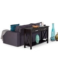 thumbnail image 2 of SIMPLIHOME Kitchener Table Console Contemporaine Moderne en Bois Massif de 47 Pouces de Large pour Entrée, en Brun Hickory, avec Rangement, 2 Tiroirs et 1 Tablette, pour le Salon, l'Entrée et la Chambre, 2 of 5