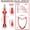 RED-60MM, variant on VIOLET-60MM Aluminum Alloy Tubeless Valves for Road Bike MTB