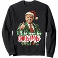 thumbnail image 2 of Suéter con capucha navideño de Trump, 2 of 4
