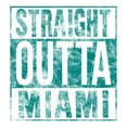 thumbnail image 2 of UGP Campus Apparel Straight Outta Miami Long Sleeve T Shirt - 2X-Large - White, 2 of 6