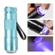 thumbnail image 4 of Vogacara Esmalte de uñas de mano, prensa de luz LED, lámpara de secado, salón, spa, uñas, secador de arte, linterna con pilas, equipo de manicura DIY Juegos de manicura Azul Vogacara CE001583-04, 4 of 8