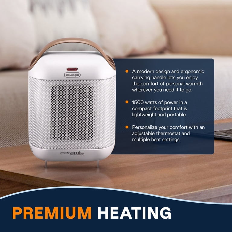 DeLonghi Multi Dynamic Heater ホワイト DeLonghi Compact SlimStyle Convection Panel Heater – Sylvane