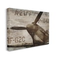 thumbnail image 3 of Stupell Industries Vintage Style Airplane Propeller Aircraft Sepia Monochrome Canvas Wall Art, 20 x 16, Design by Dylan Matthews, 3 of 7