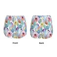 thumbnail image 5 of Vsdgher Cactus Print Women's Running Double Layer Shorts High Waisted with Pockets Elastic Yoga Workout Athletic Gym Sports, 5 of 8