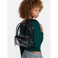 thumbnail image 2 of No Boundaries Women's Hands Free Mini Backpack, Clear, 2 of 5