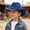 A5--Blue, variant on Western Cowboy Hat Ethnic Hat Grassland Outdoor Sun Hat Photography Hat For Kids 3-8 Years