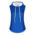 thumbnail image 4 of Posijego Womens Hooded Tank Tops Sleeveless Hoodie Workout Running Athletic T-Shirt Activewear Tee for Women, 4 of 4