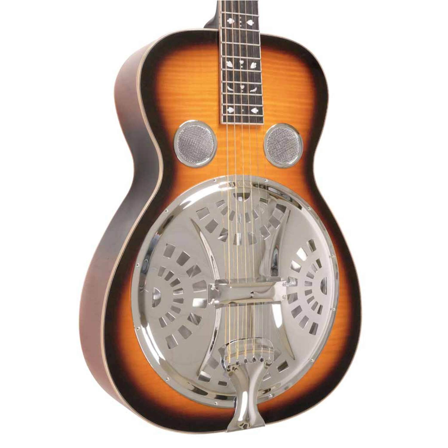 Gold Tone PBR-D Mastertone Paul Beard Signature Series Roundneck Deluxe Resonator Guitar Tobacco Sunburst