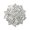 White+Silver, variant on UDIYO Brooch Pin Exquisite Anti-rust Silver Plated Rhinestone Round Blossom Flower Breastpin for Dating