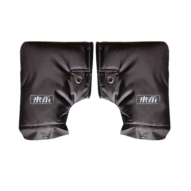 Riwesomey 1 par de guantes para manillar de motocicleta, tela Oxford, impermeables, a prueba de viento, calentador Universal, guantes para deportes al aire Gafas de moto Gran Abierto Riwesomey VI017585-01