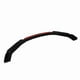 thumbnail image 1 of Difusor de Labios del Parachoques Delantero, Alerón del Parachoques Delantero 6 Piezas de Resistencia Al Viento Reducción de Negro Brillante Con Labio frontal Rojo Párrico, 1 of 7