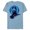 Ocean Blue, variant on Ant-Man and the Wasp: Quantumania Kang Conquers All - Short Sleeve Blended T-Shirt for Adults - Customized-Dark Heather