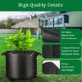 thumbnail image 6 of 6-Pack 5 Gallon Grow Bags, Aeration Fabric Pots with Handles, Heavy Duty Cloth Pots for Plants, 6 of 7