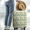 thumbnail image 2 of Yellow Lemon Fruit Slices White Pattern Luggage Cover Fashion Suitcase Cover Baggage Covers Fit 25-28 Inch Luggage (Go Travel), 2 of 5