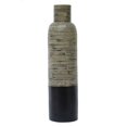 thumbnail image 1 of Heather Ann Creations W33912-DMUBK Raya 36 in. Spun Bamboo Bottle Vase - Distressed Mudd & Matte Black, 1 of 1