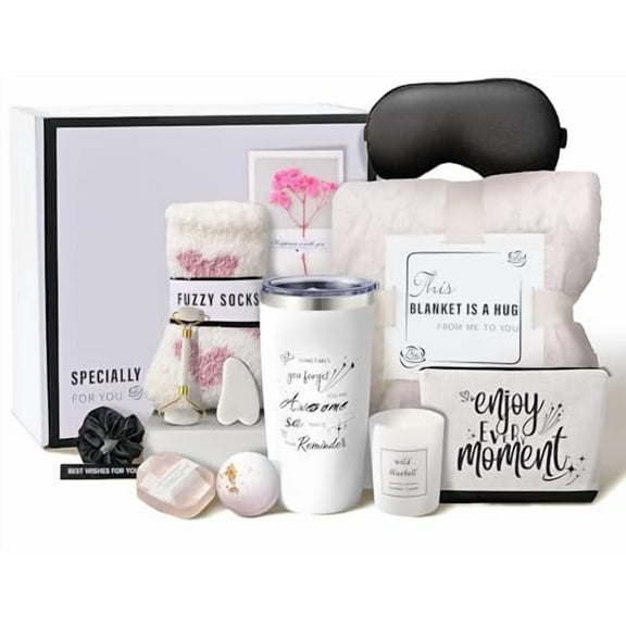 Birthday Gifts for Women Self Care Package – Spa Basket, 228 – Home Decor, Kitchen, & Other