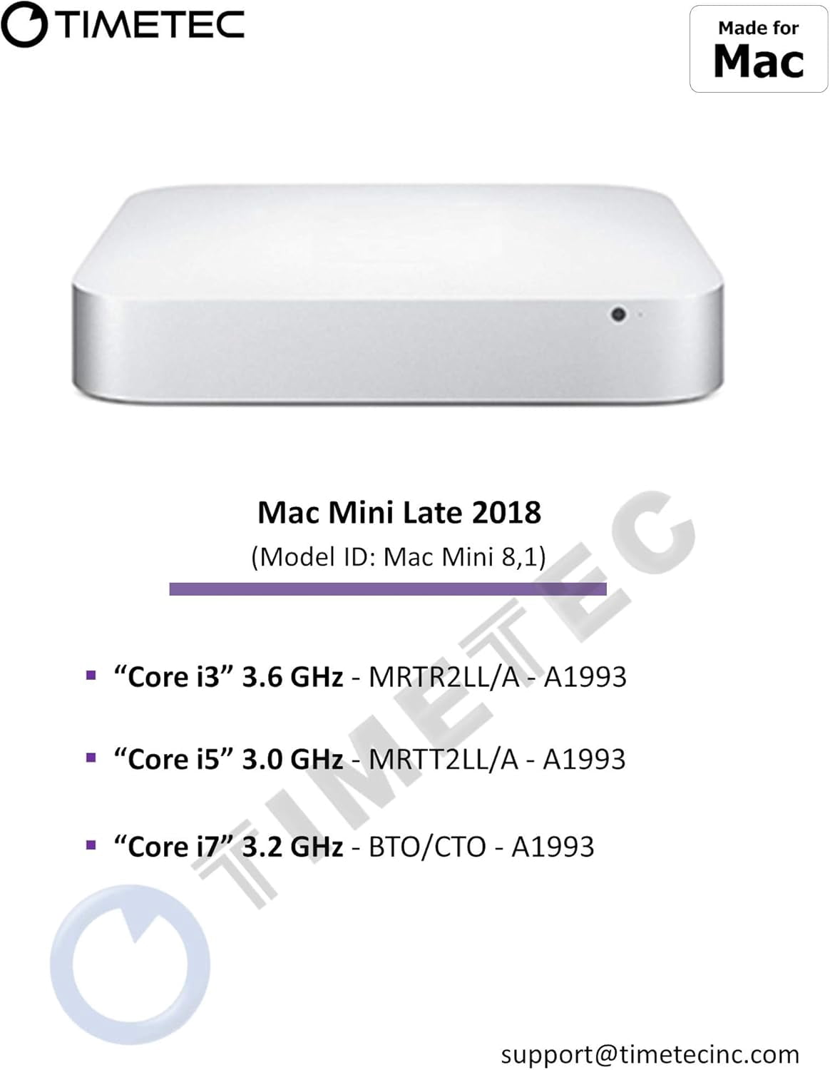 Timetec Hynix IC 8GB Compatible for Apple 2019 iMac 27-inch w/Retina 5K Display, Late 2018 Mac Mini DDR4 2666MHz PC4-21300 1Rx8 CL19 1.2V SODIMM Memory RAM Upgrade (8GB)