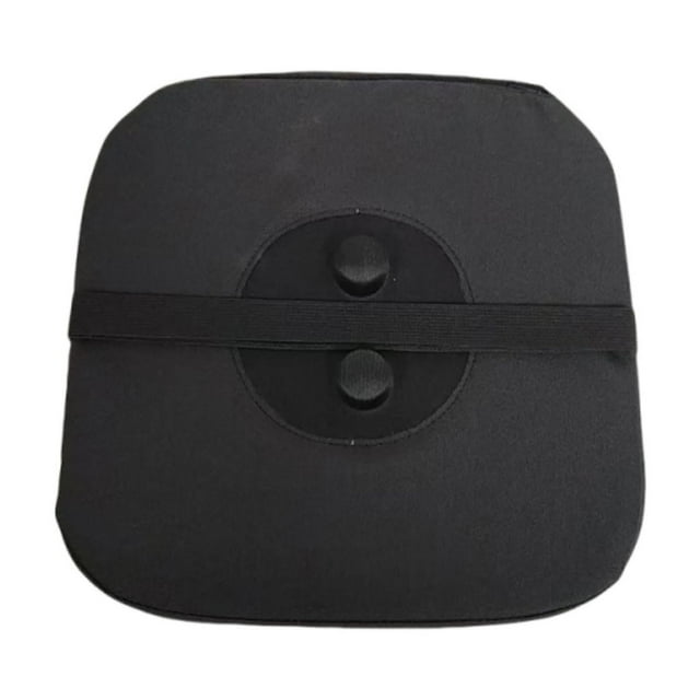 Coussin de Siège en Mousse à Mémoire de Forme Épaissi pour Tabourets Pliants Carrés Rétractables avec Sangle Élastique Sécurisée