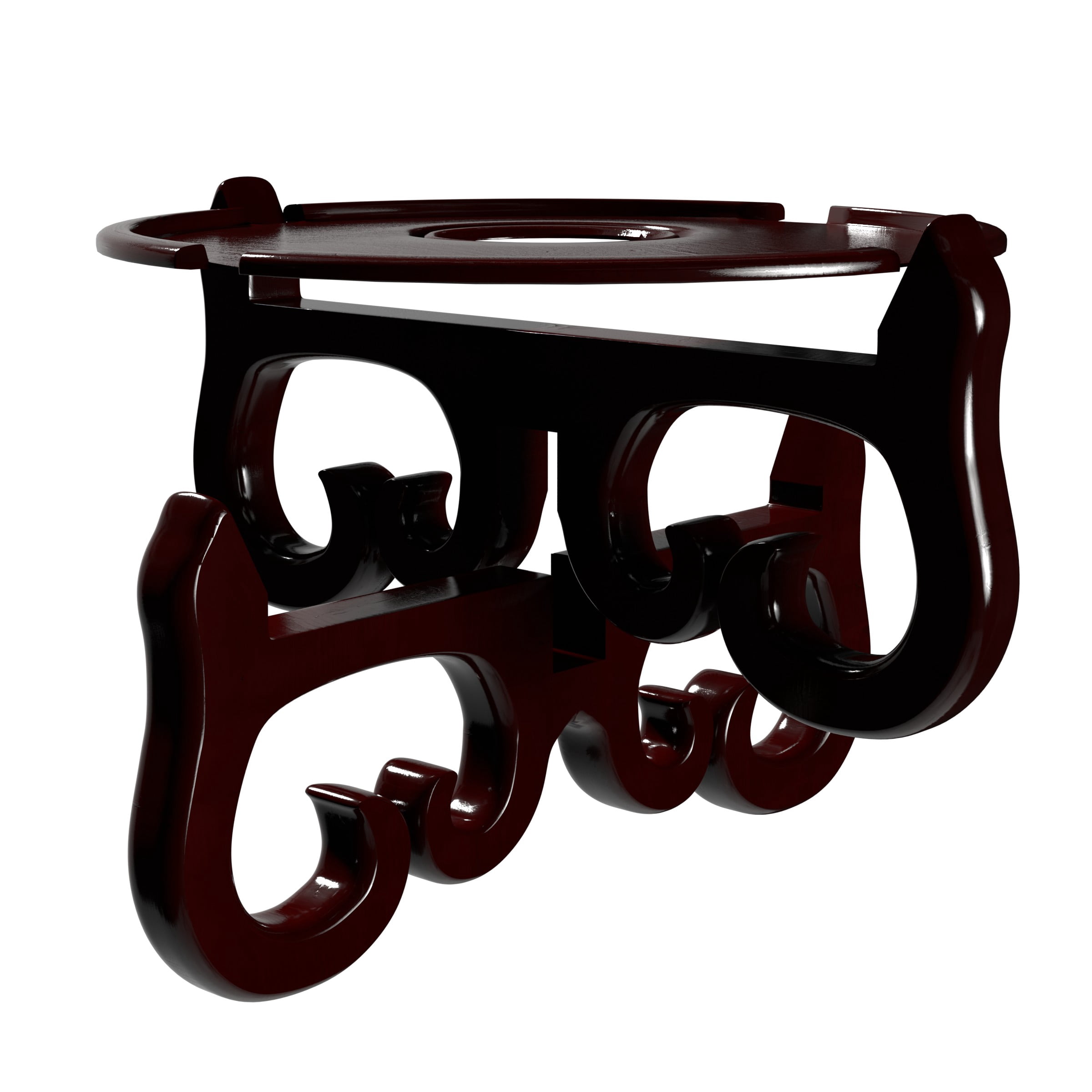Red Lantern Fishbowl Cross Stand - Size 7.5 in. Base Diameter