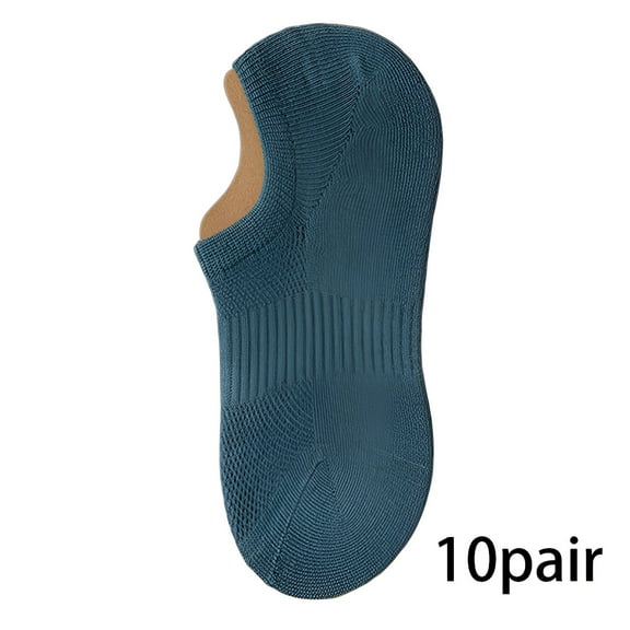 TELOLY 10Pairs No Show Socks Men9-13Socks Men Men's Socks ,Blue