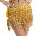 thumbnail image 2 of EchfiProm Womens Sequin Skirts Bodycon Mini Glitter Party Cocktail Stretchy Gold Skirts for Women Going Out, 2 of 4