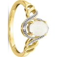 thumbnail image 1 of Bague en Or Jaune Opale Diamant 10 Carats, 1 of 5