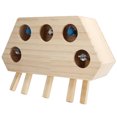 thumbnail image 3 of Juguete De Ratón Para Cazar Gatos, Juguete Interactivo De Madera Y Silicona Resistente A Las Mordeduras Para Juegos De Rompecabezas Para Hacer Ejercicio, 3 of 7