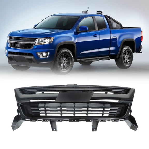 ALL-CARB Front Grille 84270791 Glossy Black Fit For Chevrolet Colorado 2015-2019