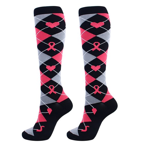 Jacenvly Socks for Women Print High Tube Socks Soft Comfortable Breathable Socks Fashion Fashion Unisex Adults Women Cute Print Socks Warm Pressure Stockings