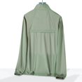 thumbnail image 5 of HaiMao Men Full Zip Sun Protection Jacket Long Sleeve Lightweight Breathable UV Shirts Green XXXL(XXXL), 5 of 7