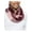 Wine Maroon, variant on Woven Chenille Loop Scarf, Gray, 30″ x 13”