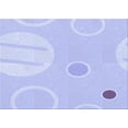 thumbnail image 1 of Ahgly Company Machine Washable Indoor Rectangle Transitional Heavenly Blue Area Rugs, 2' x 3', 1 of 7