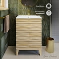 thumbnail image 2 of Cascade 24" Bathroom Vanity in Natural Oak, 2 of 13