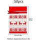 thumbnail image 4 of Bolsas con cordón de regalo de Navidad, 50 piezas Bolsas con cordón de Navidad Bolsas de fiesta Bolsas con cordón de caramelo para niños Fiesta de Navidad de cumpleaños Rojo + blanco, 4 of 5