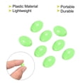 thumbnail image 4 of Uxcell 12x8mm Oval Soft Plastic Luminous Glow Fishing Beads Tackle Tool Green 200 Pieces, 4 of 5