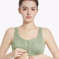 thumbnail image 4 of Mersteyo Women's Pocket Bra Front buckle Post-Surgery Sleep Bra Wirefree Everyday Bra, 4 of 9