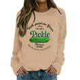 thumbnail image 2 of Well Paint Me Green And Call Me A Pickle Because I'm Done Dillin’With You People Sweatshirts for Women Pullover Tops, 2 of 7