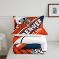 thumbnail image 5 of Erosebridal Football Comforter Sets,Ball Game Comforters & Duvets,Sport Decor (Denver),Reversible,Breathable,2pcs, 5 of 7