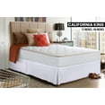 thumbnail image 2 of Falda de cama Utopia Bedding California King de microfibra blanca, 2 of 7
