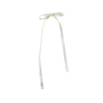 SLYNSHome Velvet Bows Christmas Tree Ornaments,Vintage Velvet Ribbon Bows for Tree Garland Wreath Indoor Outdoor Xmas Decorations - Beige