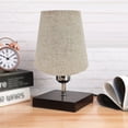 thumbnail image 5 of Cloth Lamp Shade Drum Lampshade Round lamp Shade Small Lamp Shades Lampshade Linen Pendant Lamp Shade Floor Lamp Shade Large Lamp Retro Lamp Cover Beige, 5 of 6
