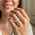 thumbnail image 5 of Pompeii 6 Ct TW Oval Cut Moissanite Eternity Ring 14k Yellow Gold Womens Wedding Band (,), 5 of 5