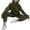 Army Green, variant on Sweatshirt Sets For Women Thick Winter Casual Thickened Velvet Solid Long Sleeved Hoodie Tops And Trousers Two Piece Suit For European And American Army Green S