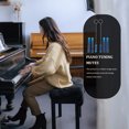 thumbnail image 3 of Phenofice 6pcs Piano String Mutes for Professional Piano Players Blue, 3 of 8