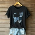 thumbnail image 2 of GERsome Womens Short Sleeve Crew Neck T-Shirts Cute Animal Graphic Shirts Summer Loose Fit Casual Basic Tees, Sizes S-2XL, 2 of 4