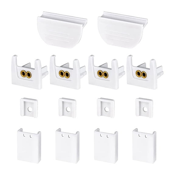 Accesorios para persianas enrollables, soporte para controlador, abrazadera plisada, juego de soporte, Kits de reparación de persianas enrollables BLESIY Soporte de controlador ciego